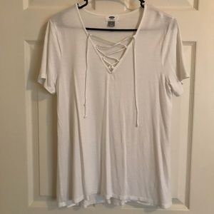 Old Navy tie up shirt